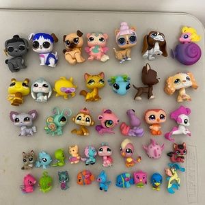 39 LPS little pet shop, LOL and another figures